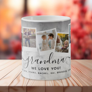 Personalisierte elegante Oma-Foto-Collage Familie Kaffeetasse