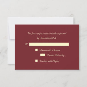 Personalisierte elegante Party UAWG Einladungskart RSVP Karte