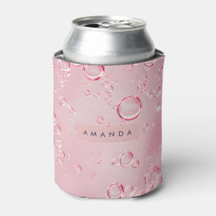 Personalisierte Elegante Rosa-Blasen-Ästhetik Dosenkühler