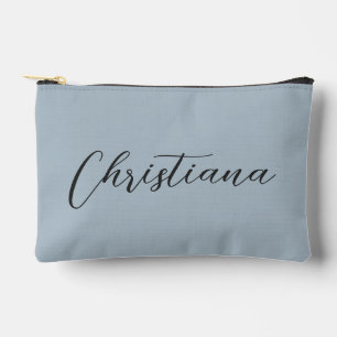 Personalisierte, elegante Script Typografie Pastel Zubehörtasche