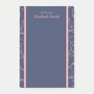 Personalisierte elegante Wasserfarben Postit Notes Post-it Klebezettel