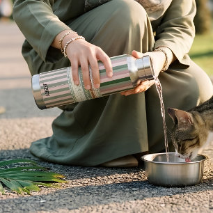 Personalisierte elegante Wasserflasche mit Muster Trinkflasche
