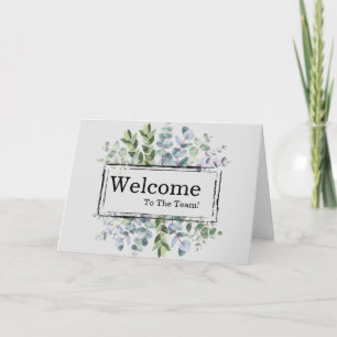Personalisierte Elegante Welcome Card Karte