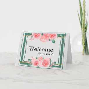 Personalisierte Elegante Welcome Card Karte