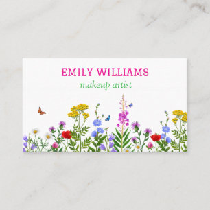 Personalisierte Elegante Wildblume Visitenkarte