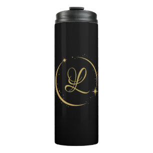 Personalisierte Eleganz: Monogramm für zeitlosen S Thermosbecher
