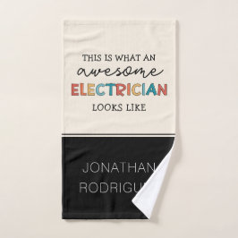 Personalisierte Elektrogeräte Handtuch