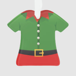 Personalisierte Elf-Sankt Ornament