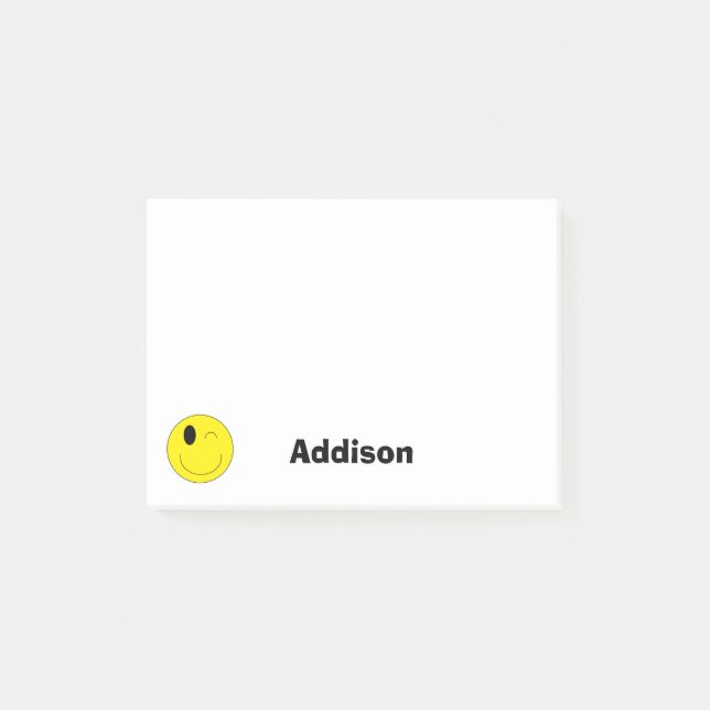 Personalisierte Emoji Post-Itanmerkungen Post-it Klebezettel (Vorderseite)