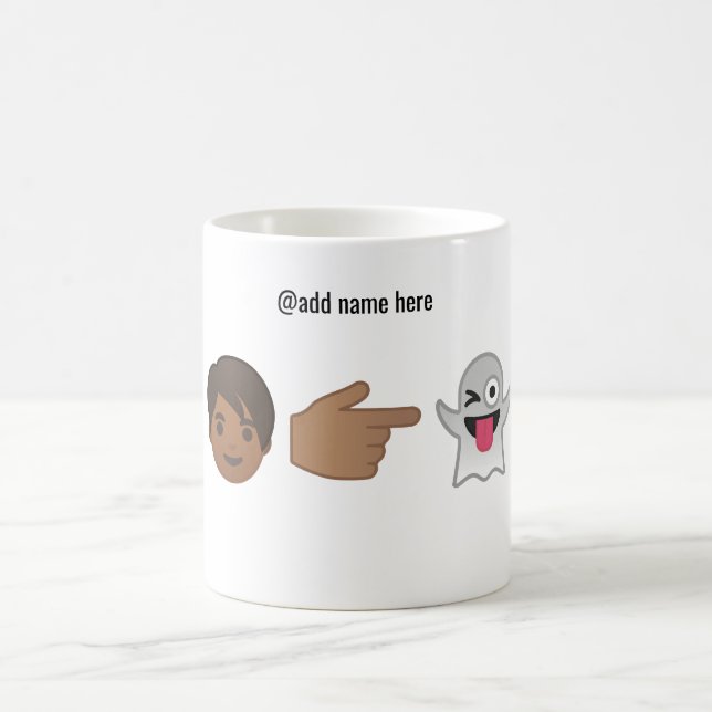 Personalisierte Emoji Tasse | sind Sie mein Boo (Mittel)
