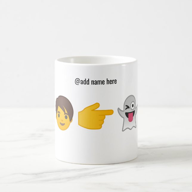 Personalisierte Emoji Tasse | sind Sie mein Boo (Mittel)
