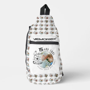 Personalisierte Enkel-Geburtstagsfoto-Geschenke Crossbody Bag