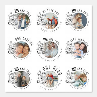 Personalisierte Enkel-Geburtstagsfoto-Geschenke Tapete