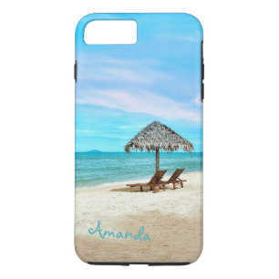 Personalisierte Entspannte Strandlandschaft Case-Mate iPhone Hülle