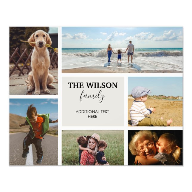 Personalisierte Erinnerungen für 6 Fotos Fotodruck (Vorne)