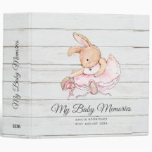 Personalisierte ERINNERUNGEN MY BABY - Rabbit Ball