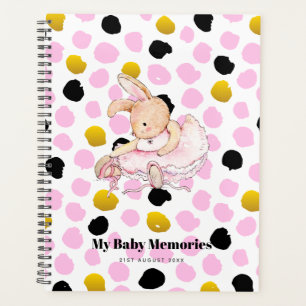 Personalisierte ERINNERUNGEN MY BABY - Rabbit Ball Planer