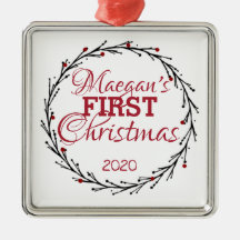 PERSONALISIERTE ERSTE CHRISTMAS-ORNATION