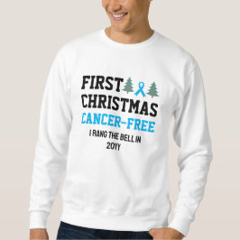 Personalisierte ERSTE CHRISTMAS Prostatakrebs kost Sweatshirt