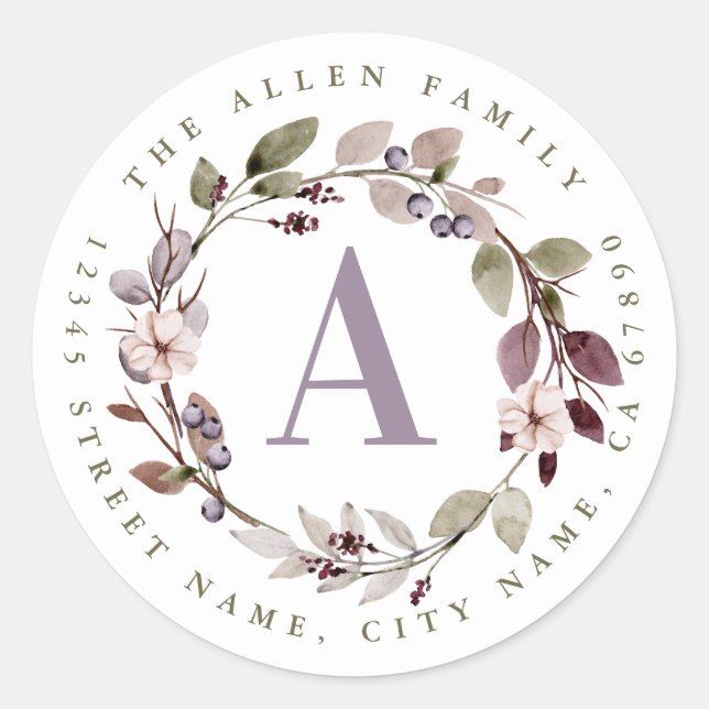 Personalisierte erste Round Stickers (Vorderseite)
