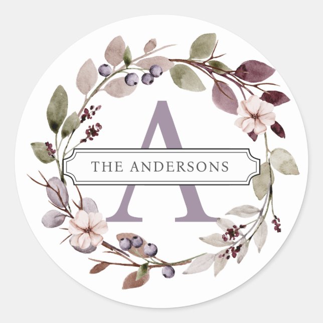 Personalisierte erste Round Stickers (Vorderseite)