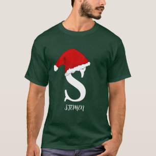 Personalisierte Erstpassungsfamilie Xmas pajama T-Shirt