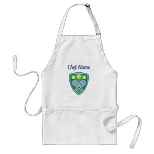 Personalisierte Erwachsenen-Tennis-BBQ-Küchenschür Schürze