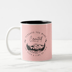 Personalisierte Esther Bibel Verse Rosa Christlich Zweifarbige Tasse