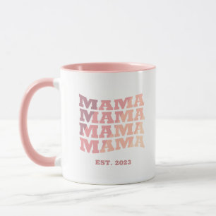 Personalisierte etablierte Mama Tasse