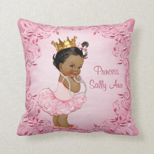 Personalisierte ethnische Prinzessin Ballerina Kissen