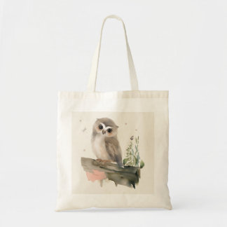 Personalisierte Eulen-Buch-Tasche Tragetasche