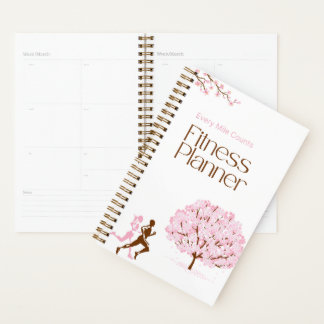 Personalisierte 'Every Mile Counts' Runner Geschen Planer