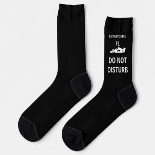 Personalisierte F1-Rennsocken, Nicht stören Gesche Socken