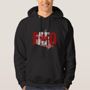 Personalisierte FAFO-Flagge Kanada Hoodie
