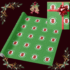 Personalisierte Fahne des marokkanischen Heiligen Geschenkpapier