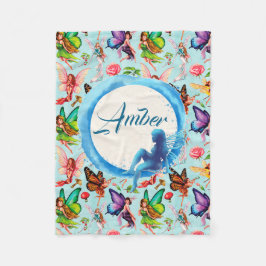 Personalisierte Fairies Fleecedecke
