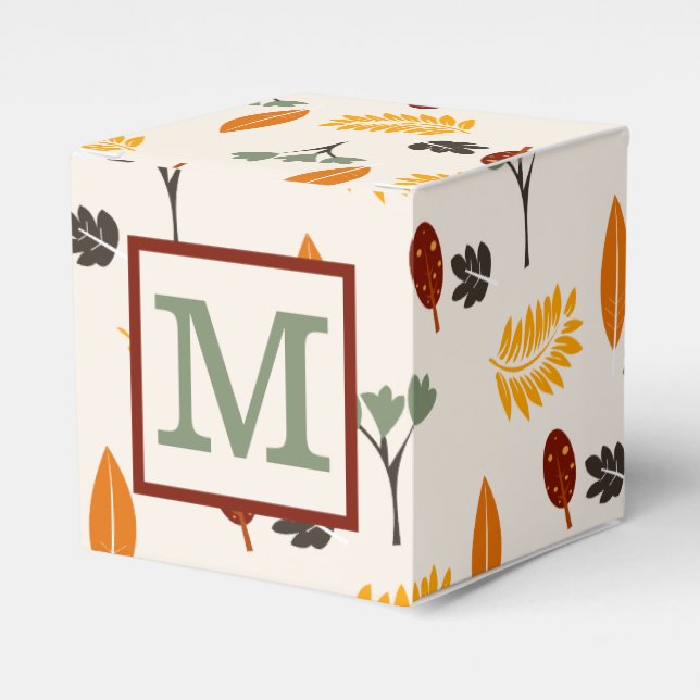 Personalisierte Fall-Gefallen-Box Geschenkschachtel (Vorderseite)