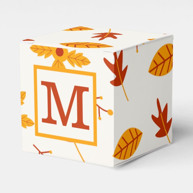Personalisierte Fall-Gefallen-Box Geschenkschachtel (Vorderseite)