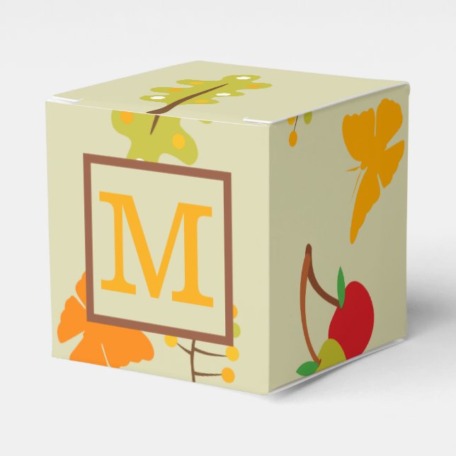 Personalisierte Fall-Gefallen-Box Geschenkschachtel (Vorderseite)