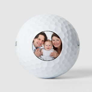 Personalisierte Familie 1 Foto Golfball