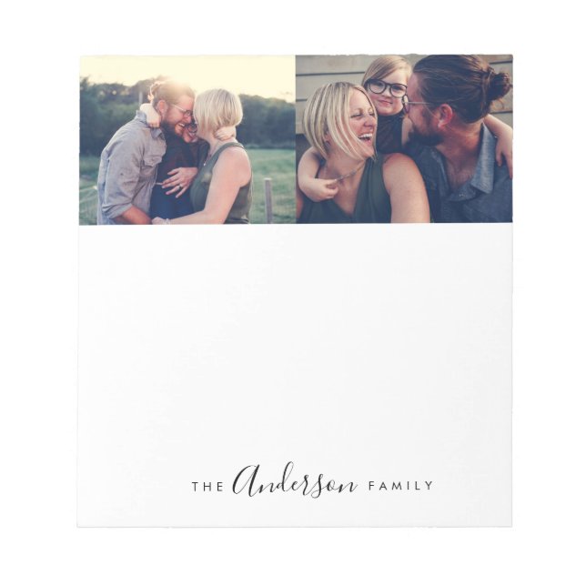 Personalisierte Familie Notizblock (Vorderseite)