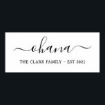 personalisierte Familie ohana moderne minimalistis Poster<br><div class="desc">vollwertige, einfache und minimalistische Zuhause-Wandkunst oder als Geschenk an Ihre Familienmitglieder!</div>