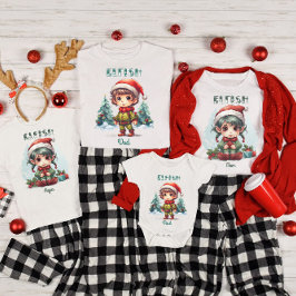 Personalisierte Familie passt Weihnachtself T-Shirt