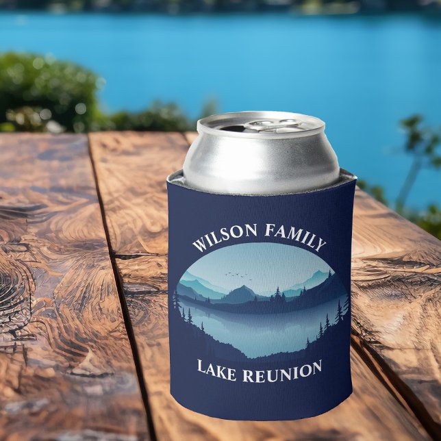 Personalisierte Familie Wiedersehen Blue Lake Vaca Dosenkühler (Von Creator hochgeladen)