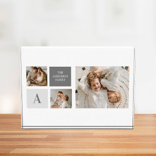 Personalisierte Familien-Collage Fotoblock