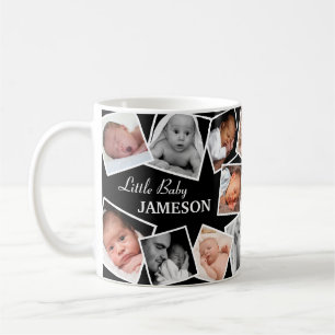 Personalisierte Familien-Foto-Collage mit 17 Fotos Kaffeetasse