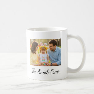 Personalisierte Familien-Fotomug mit individueller Kaffeetasse