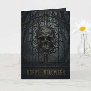 Personalisierte Familien-Halloween-Grußkarte Karte
