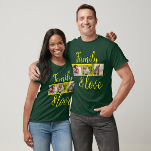 Personalisierte Familien- und Liebesfotocollage T-Shirt