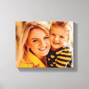 Personalisierte Familienfoto-Kunst für Erinnerunge Leinwanddruck